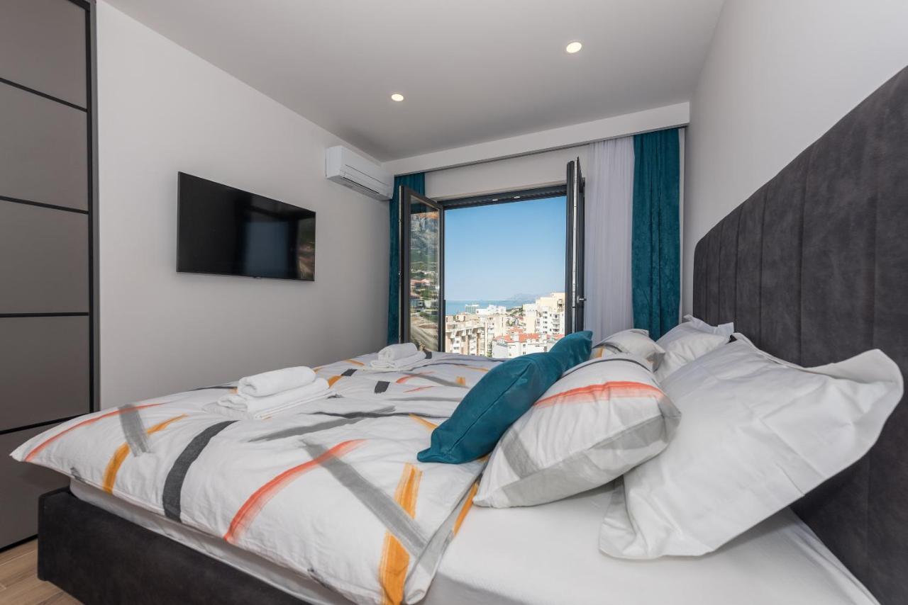 Luxury Adria Sea & City View Apartment Μακάρσκα Εξωτερικό φωτογραφία