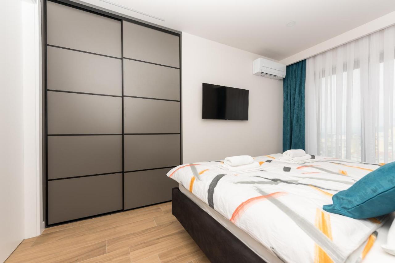 Luxury Adria Sea & City View Apartment Μακάρσκα Εξωτερικό φωτογραφία